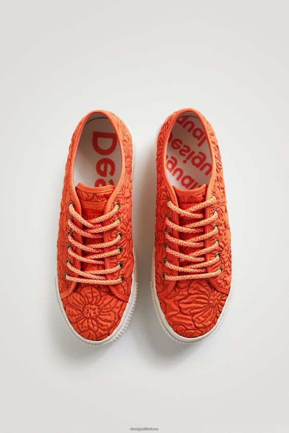 Desigual moterys gėlėti platforminiai sportbačiai avalynė S606BV1514