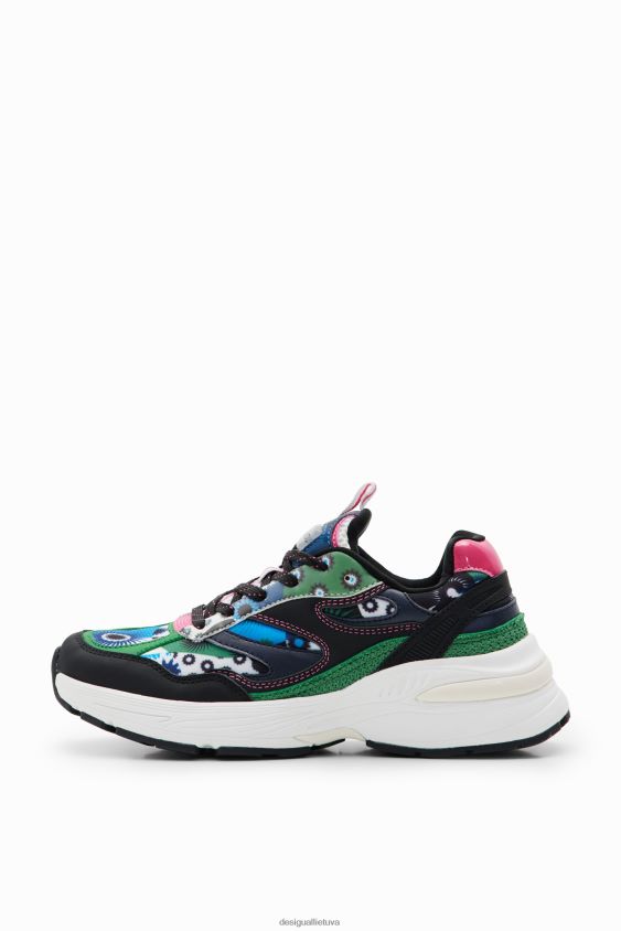 Desigual moterys geometrinio motyvo bėgimo sportbačiai avalynė S606BV1488