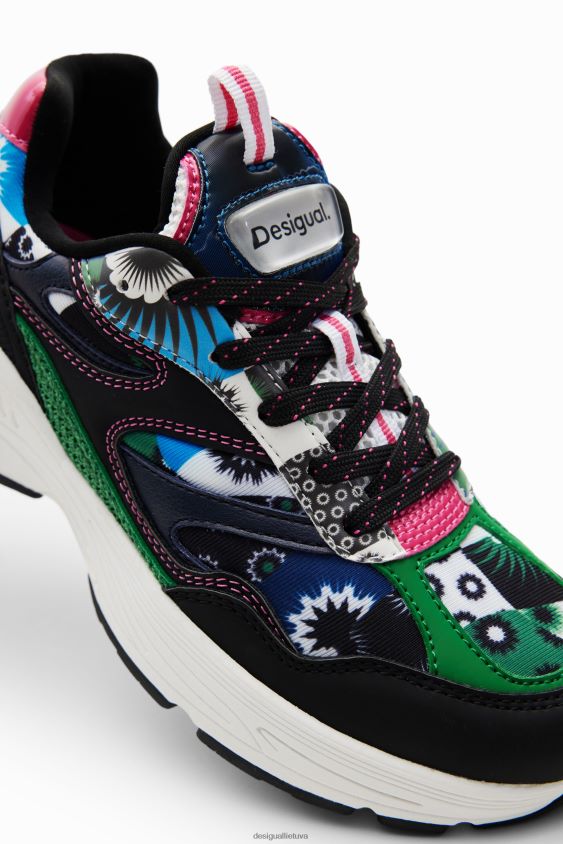 Desigual moterys geometrinio motyvo bėgimo sportbačiai avalynė S606BV1488
