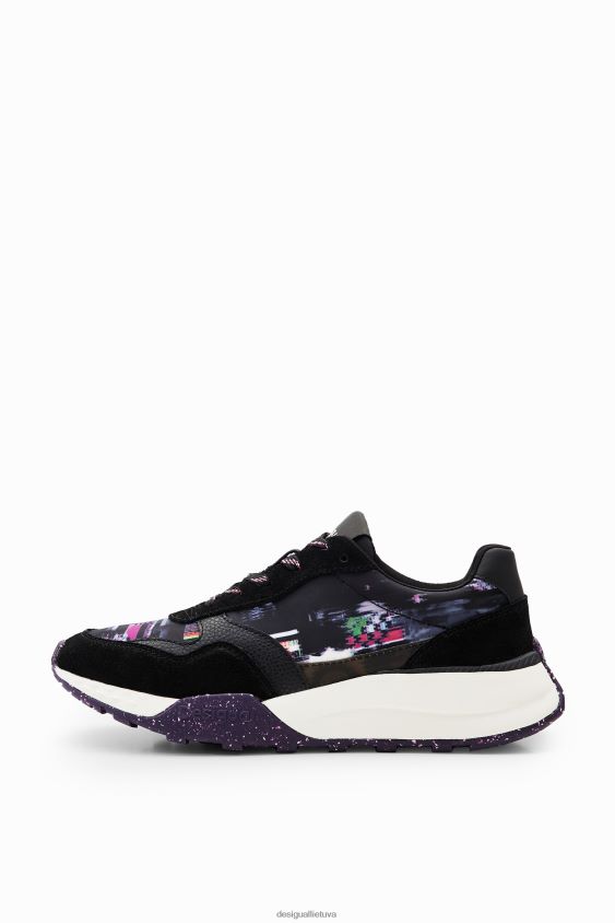 Desigual moterys glitch bėgimo sportbačiai avalynė S606BV1483