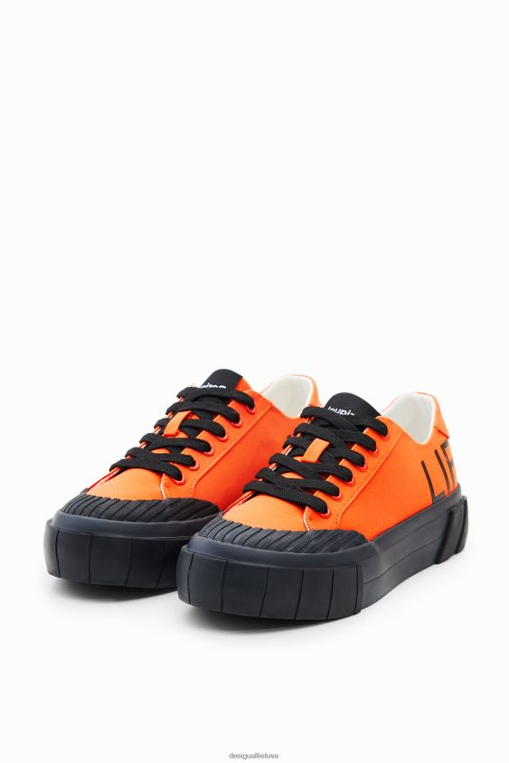 Desigual moterys gyvenimas yra nuostabūs sportbačiai su platforma avalynė S606BV1502