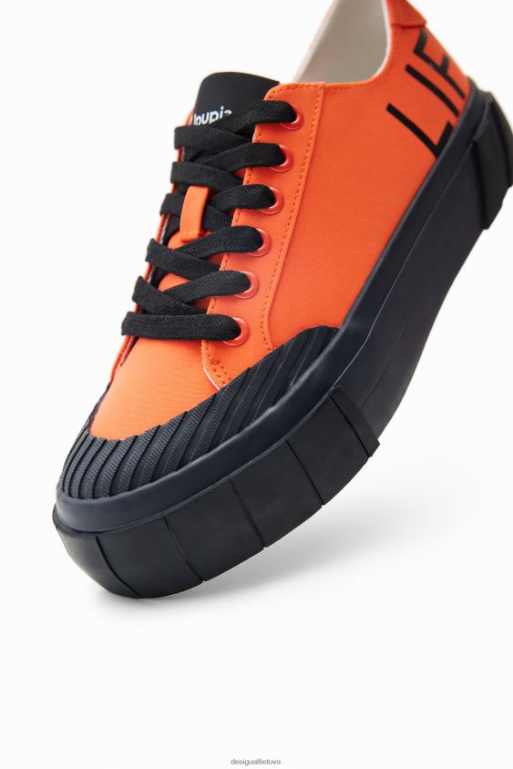 Desigual moterys gyvenimas yra nuostabūs sportbačiai su platforma avalynė S606BV1502