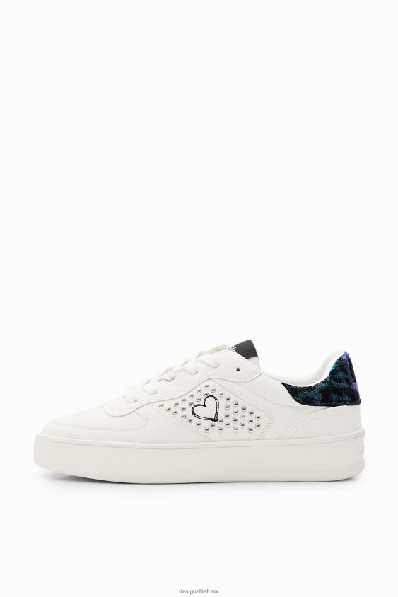 Desigual moterys širdies platformos sportbačiai avalynė S606BV1481