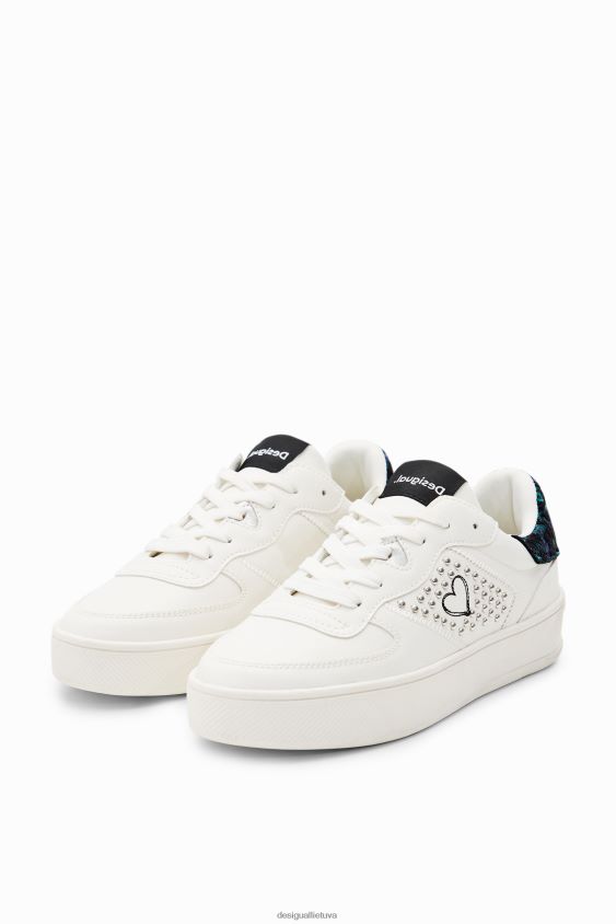 Desigual moterys širdies platformos sportbačiai avalynė S606BV1481
