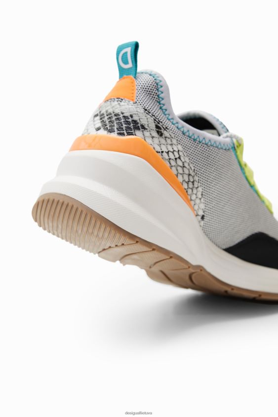 Desigual moterys kratiniai bėgimo sportbačiai su užtrauktuku avalynė S606BV1466