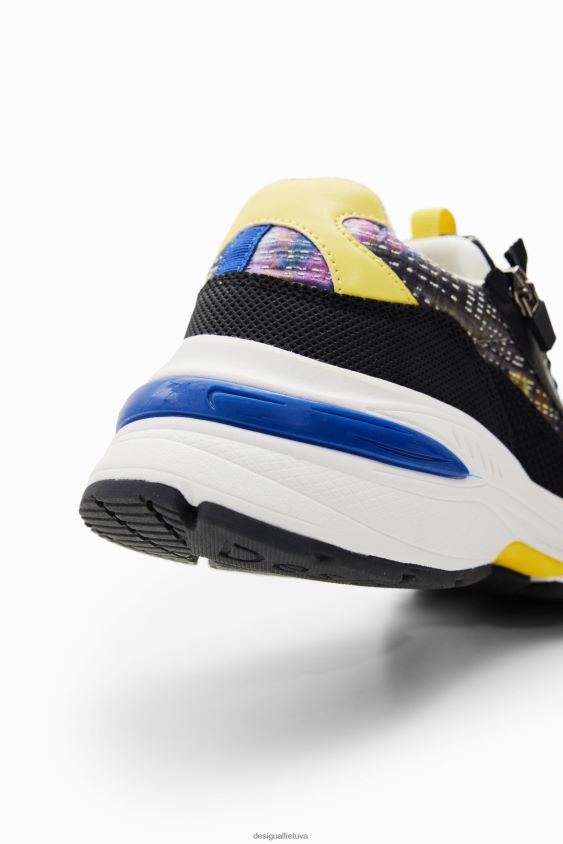 Desigual moterys kratiniai bėgimo sportbačiai su užtrauktuku avalynė S606BV1490