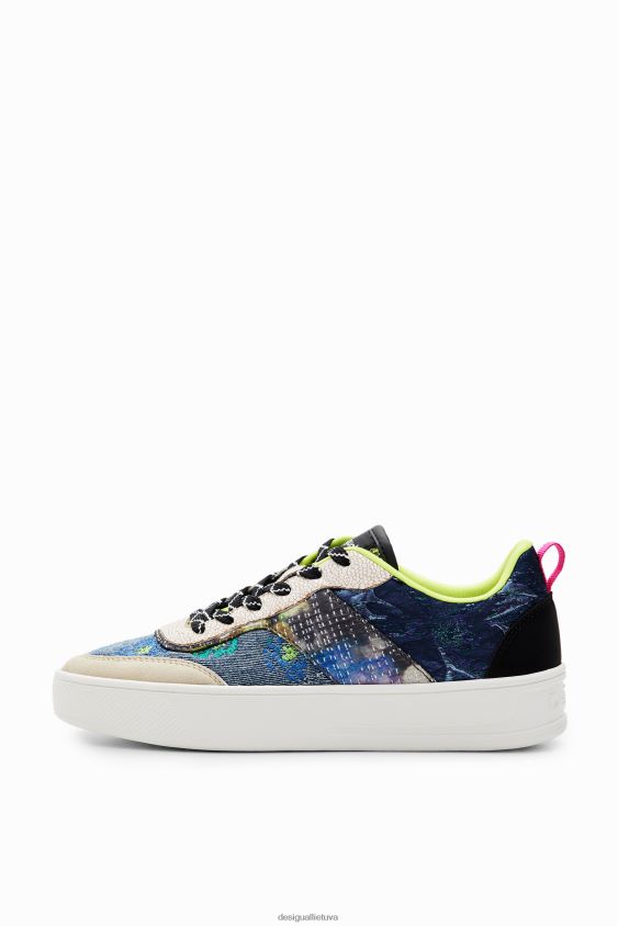 Desigual moterys kratinio platforminiai sportbačiai avalynė S606BV1482