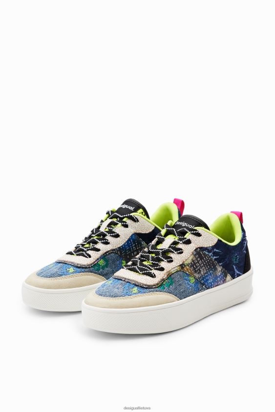 Desigual moterys kratinio platforminiai sportbačiai avalynė S606BV1482