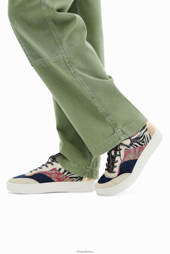 Desigual moterys kratinio platforminiai sportbačiai avalynė S606BV1508