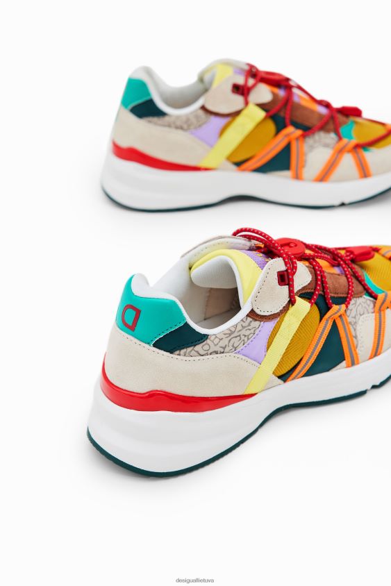 Desigual moterys kratinys trekingo detalių sportbačiai avalynė S606BV1465
