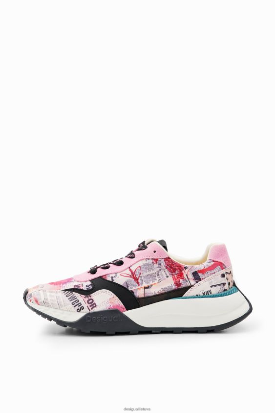 Desigual moterys laikraščių bėgimo sportbačiai avalynė S606BV1492