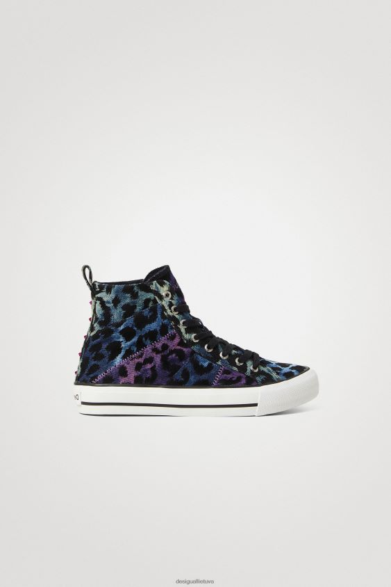 Desigual moterys leopardo aukštakulniai sportbačiai avalynė S606BV1513