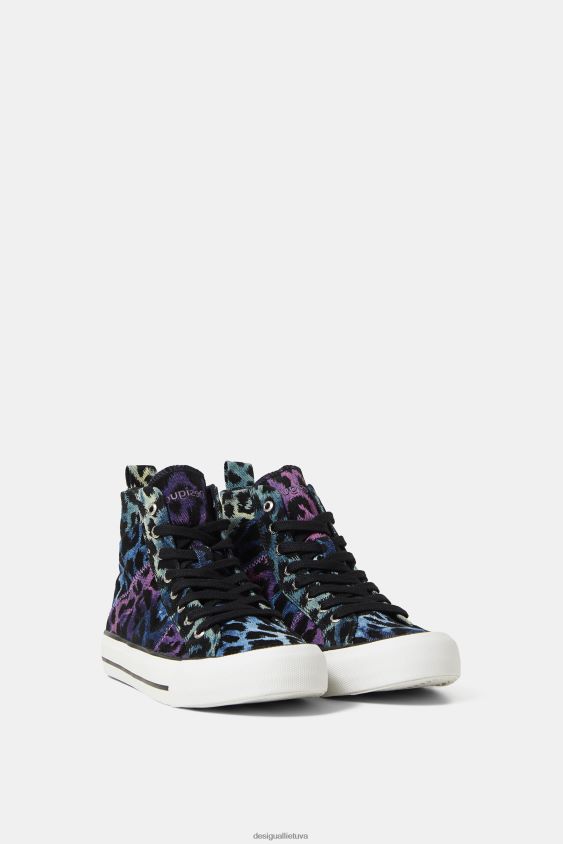 Desigual moterys leopardo aukštakulniai sportbačiai avalynė S606BV1513