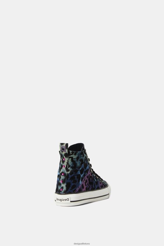 Desigual moterys leopardo aukštakulniai sportbačiai avalynė S606BV1513