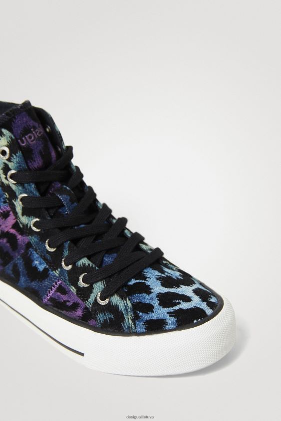 Desigual moterys leopardo aukštakulniai sportbačiai avalynė S606BV1513