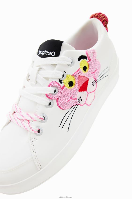 Desigual moterys rožiniai panther platforminiai sportbačiai avalynė S606BV1014