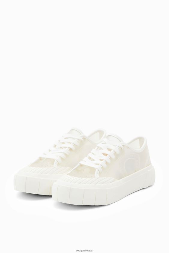 Desigual moterys skaidrios platformos sportbačiai avalynė S606BV634