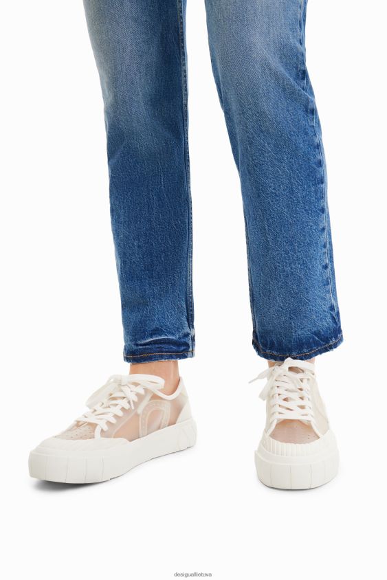 Desigual moterys skaidrios platformos sportbačiai avalynė S606BV634