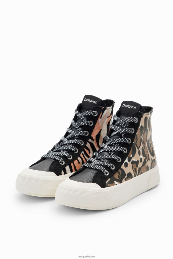 Desigual moterys sportbačiai su gyvūnų raštais avalynė S606BV1493