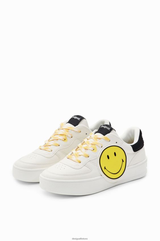 Desigual moterys šypsenėlių platforminiai sportbačiai avalynė S606BV1506