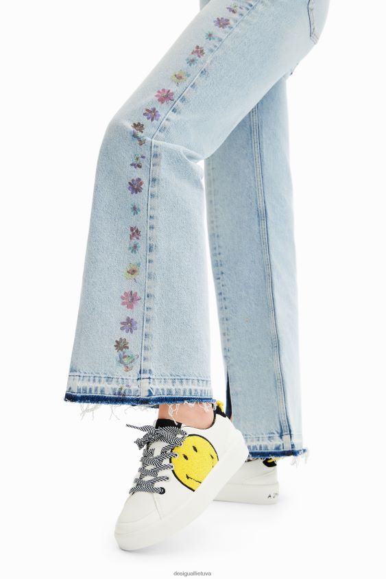 Desigual moterys šypsenėlių platforminiai sportbačiai avalynė S606BV1509
