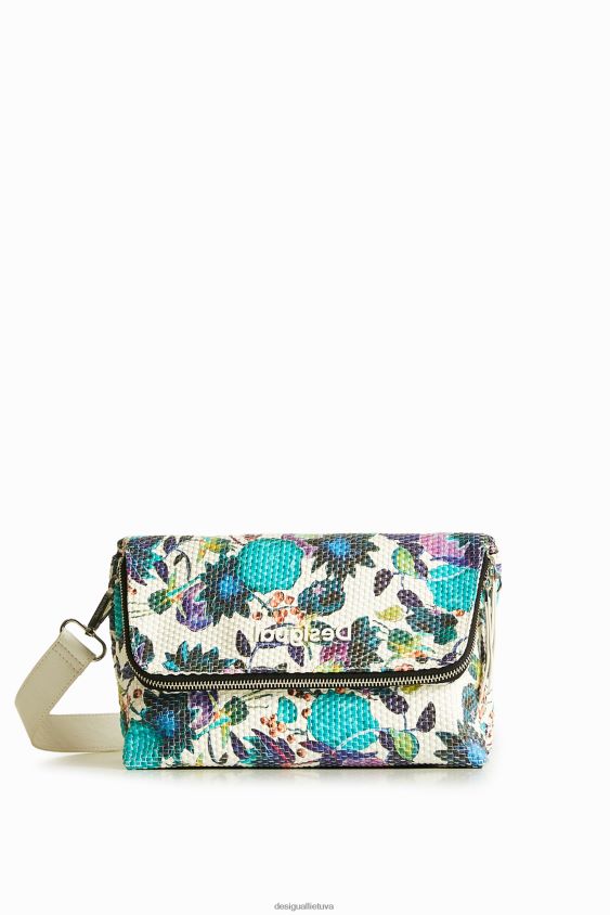 Desigual moterys Gėlėtas pintas stropinis krepšys priedas S606BV1387
