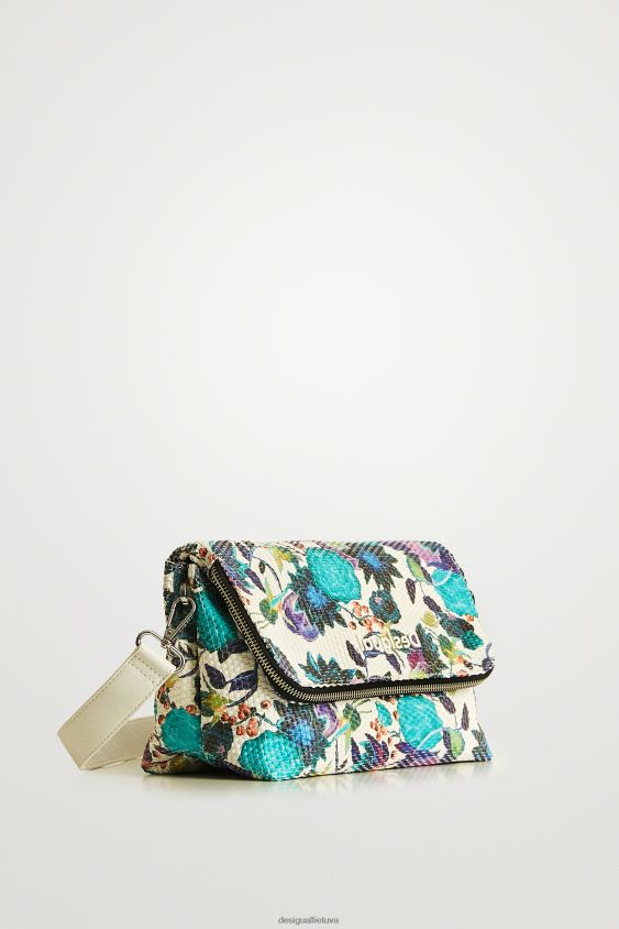 Desigual moterys Gėlėtas pintas stropinis krepšys priedas S606BV1387
