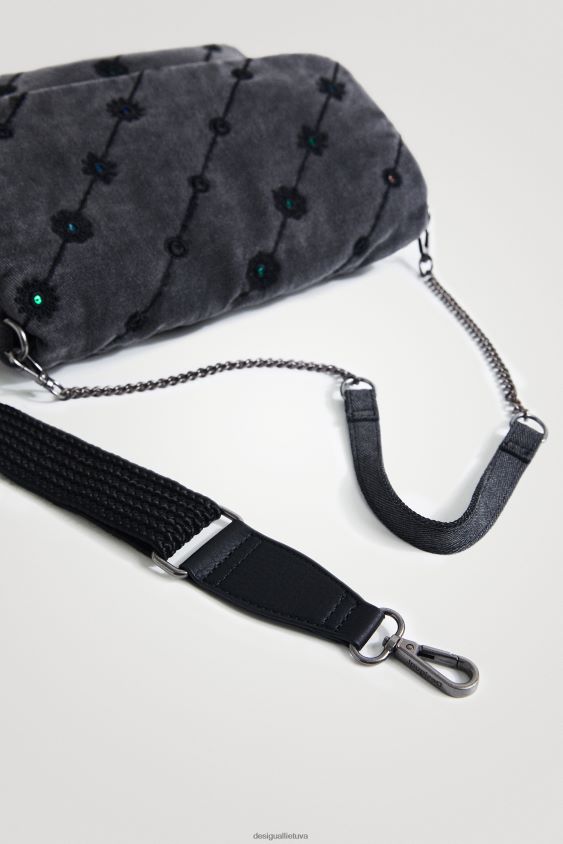 Desigual moterys džinsinio audinio efektas priedas S606BV1382