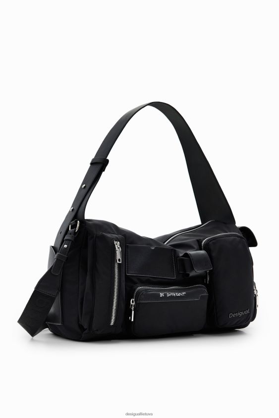 Desigual moterys didelė nailono kišenė priedas S606BV1281