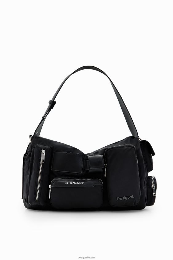Desigual moterys didelė nailono kišenė priedas S606BV1281
