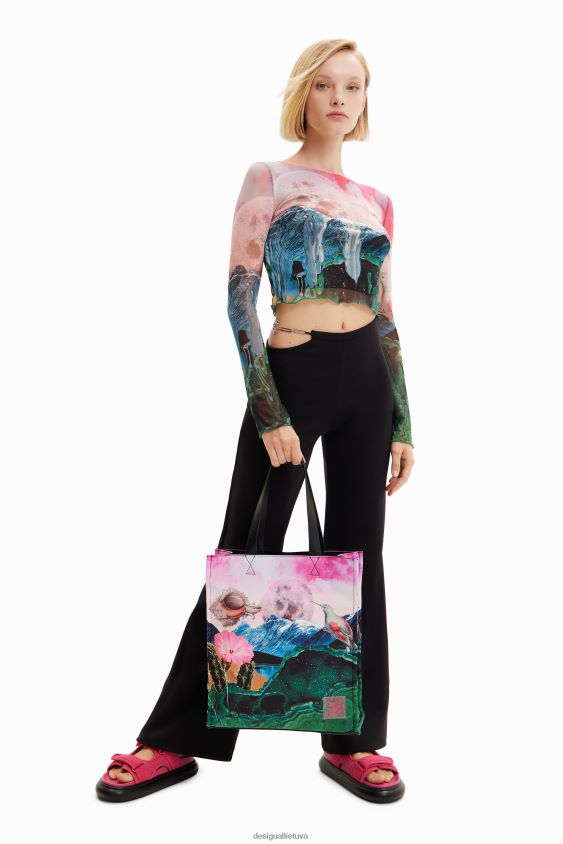 Desigual moterys didelis fantastinis krepšys priedas S606BV798