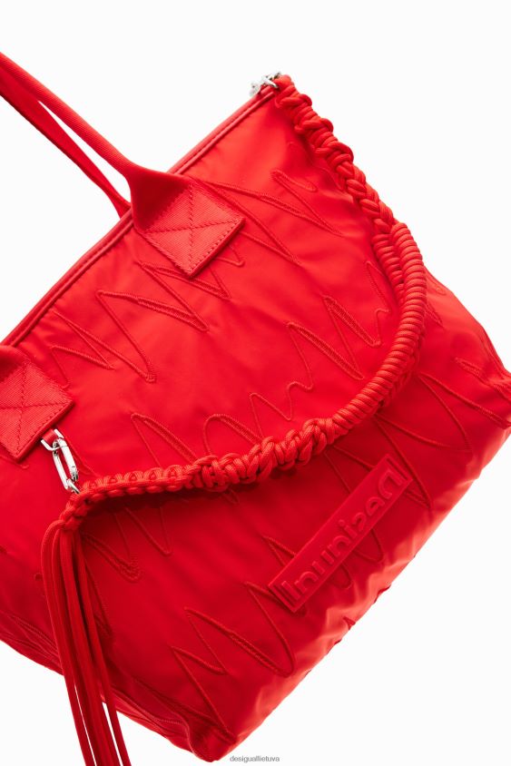 Desigual moterys didelis išsiuvinėtas krepšys priedas S606BV1188