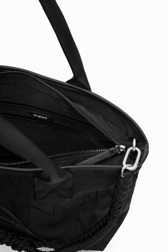 Desigual moterys didelis išsiuvinėtas krepšys priedas S606BV598