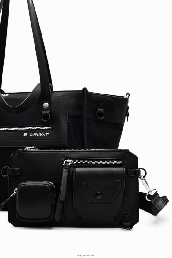 Desigual moterys didelis kelių padėčių krepšys priedas S606BV768