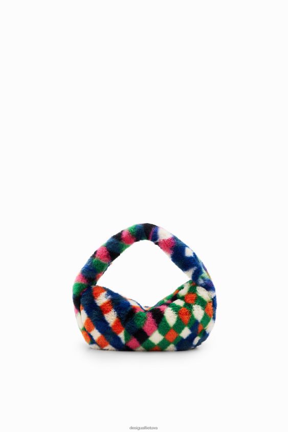 Desigual moterys kailio efekto deimantinis krepšys priedas S606BV1268