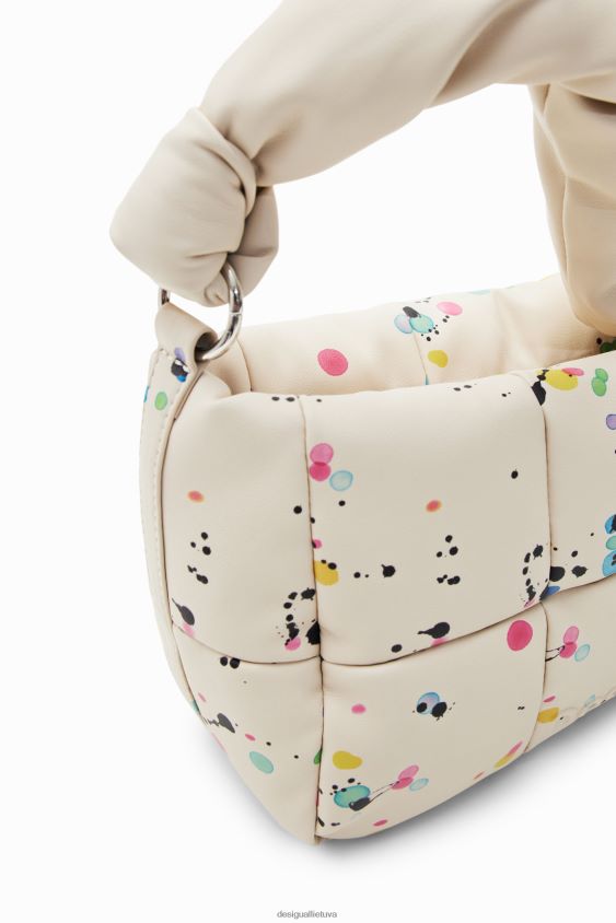 Desigual moterys lašelių dygsniuotas maišelis priedas S606BV1261