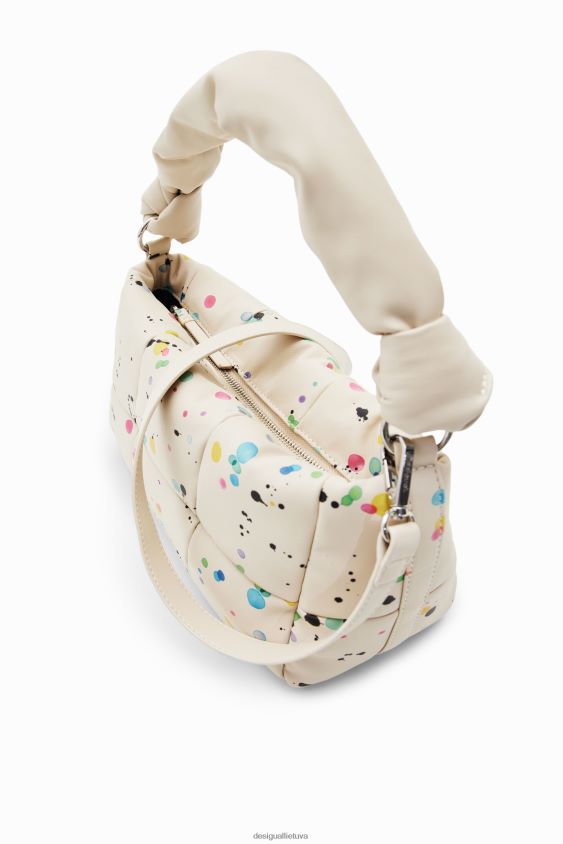 Desigual moterys lašelių dygsniuotas maišelis priedas S606BV1261