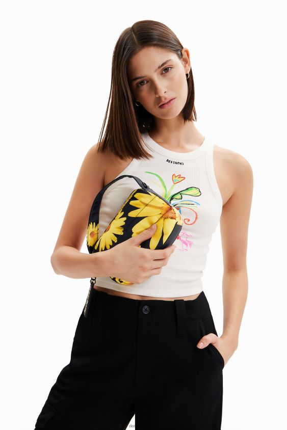 Desigual moterys m. christian Lacroix mini gėlių krepšys priedas S606BV488