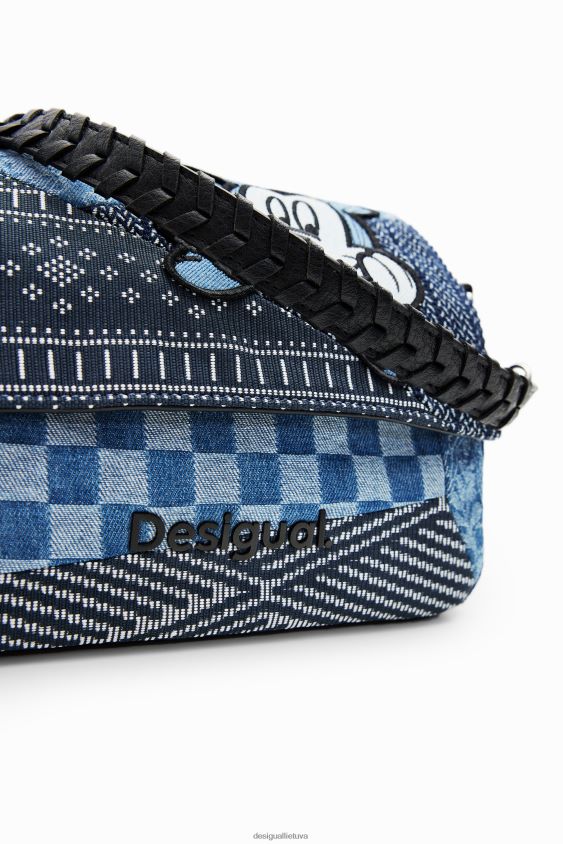 Desigual moterys mažas Mikio peliuko džinsinis krepšys priedas S606BV1271