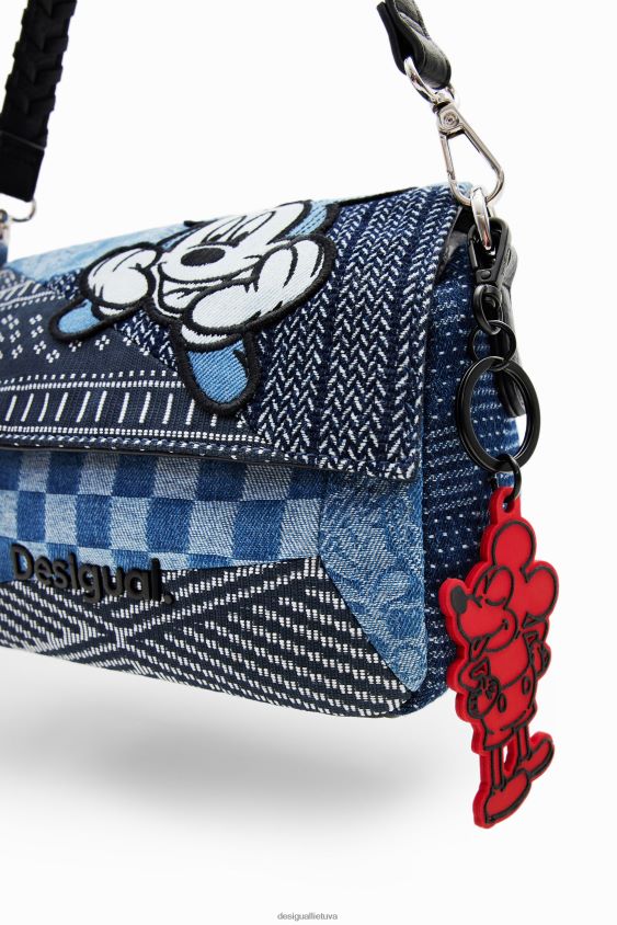 Desigual moterys mažas Mikio peliuko džinsinis krepšys priedas S606BV1271