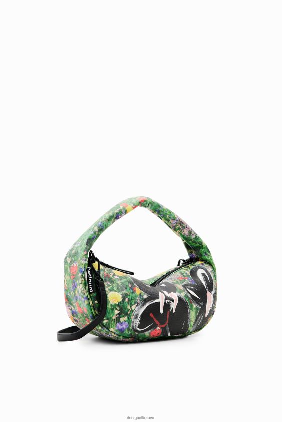 Desigual moterys mažas gėlių iliustracijų krepšys priedas S606BV723