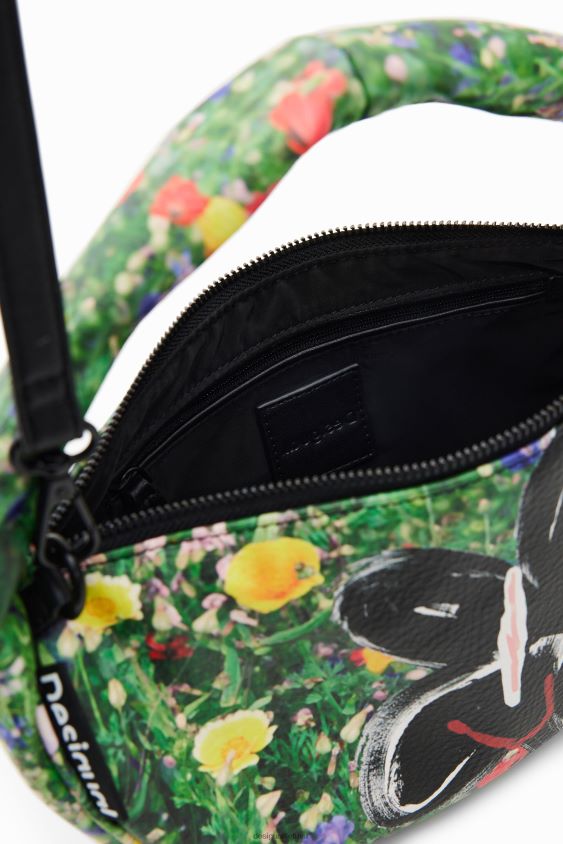 Desigual moterys mažas gėlių iliustracijų krepšys priedas S606BV723