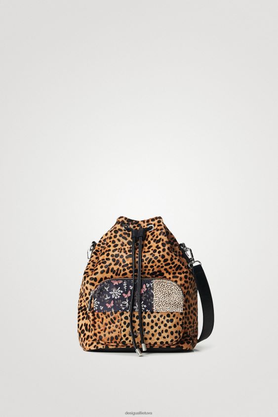 Desigual moterys maišo maišelio gyvūno atspaudas priedas S606BV1393