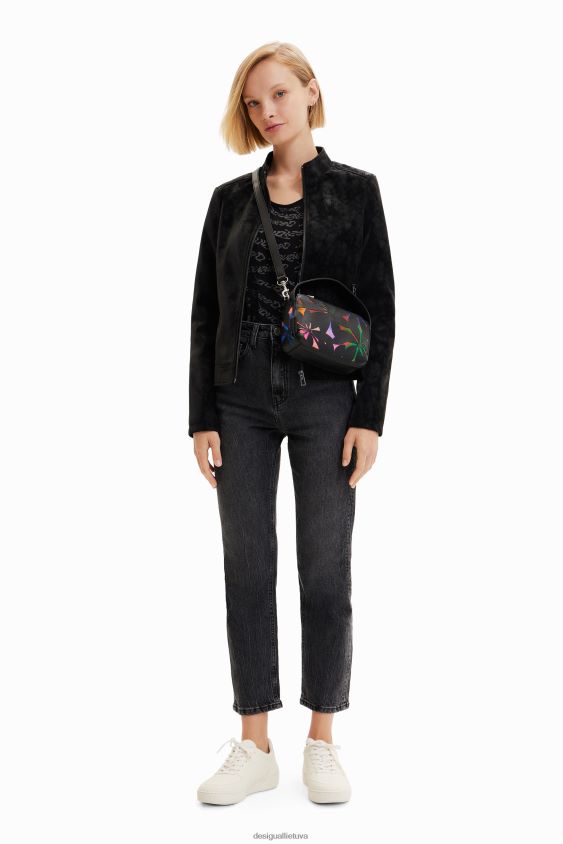 Desigual moterys mini pjaustytas gėlių krepšys priedas S606BV1210