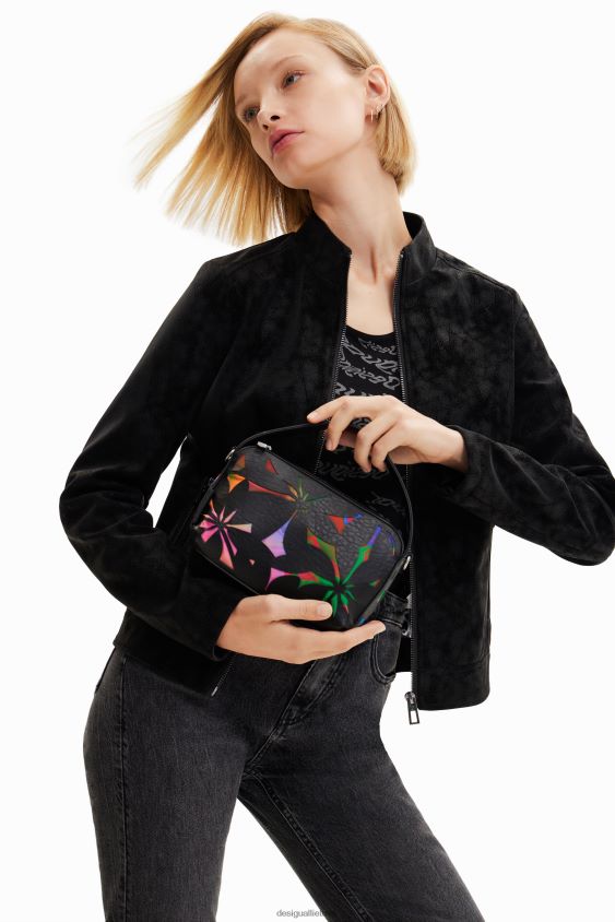 Desigual moterys mini pjaustytas gėlių krepšys priedas S606BV1210