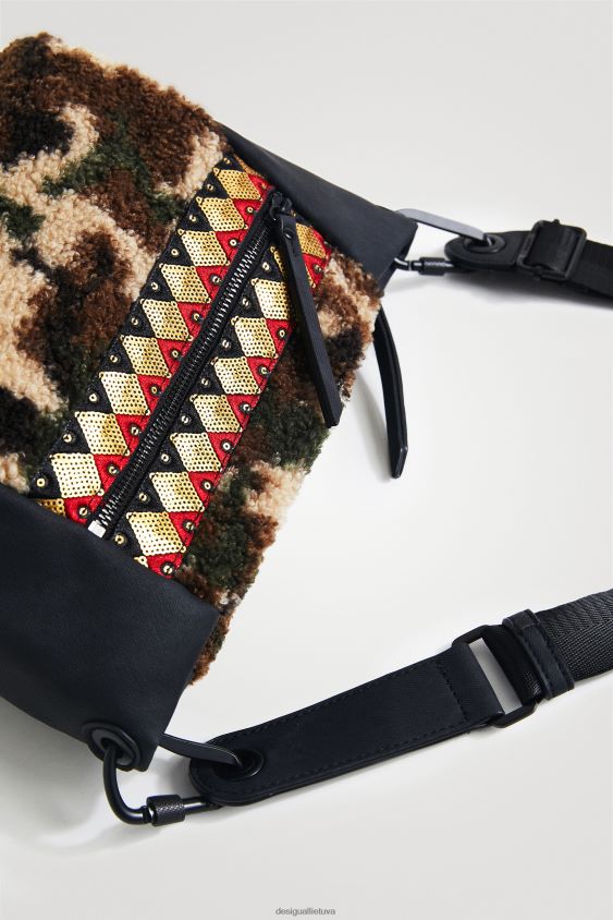 Desigual moterys stropinė maišo vilna priedas S606BV1381