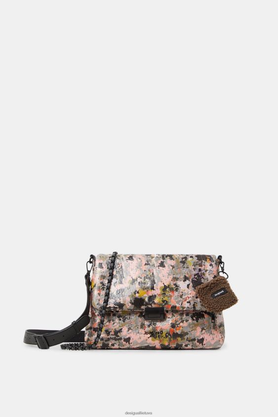 Desigual moterys stropinio maišelio išorinis užsegimo atvartas priedas S606BV1396