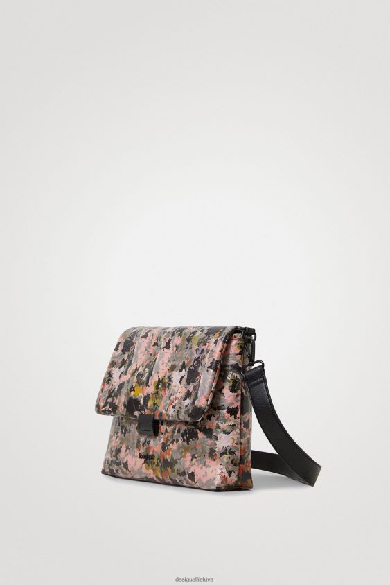 Desigual moterys stropinio maišelio išorinis užsegimo atvartas priedas S606BV1396
