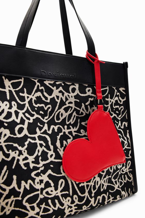 Desigual moterys vidutinio dydžio drobinis krepšys priedas S606BV1226