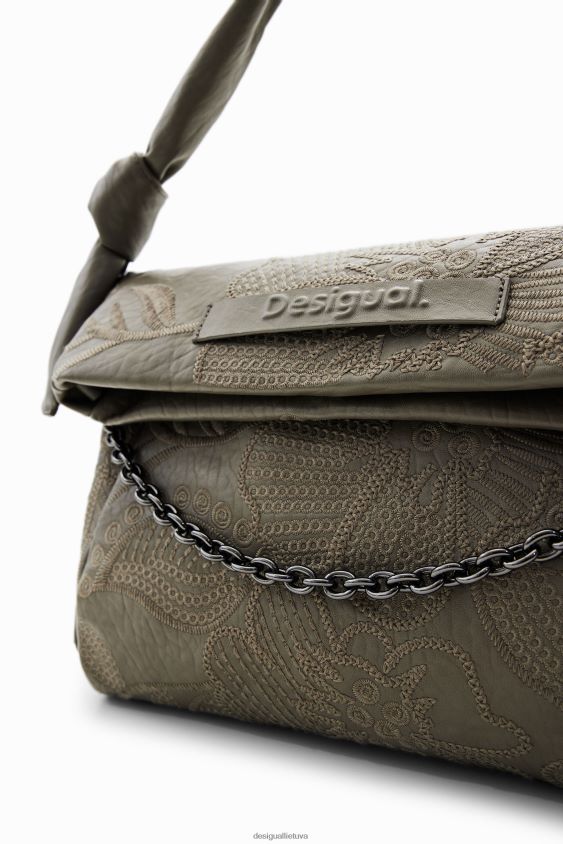 Desigual moterys vidutinio dydžio gėlių siuvinėjimo krepšys priedas S606BV1246